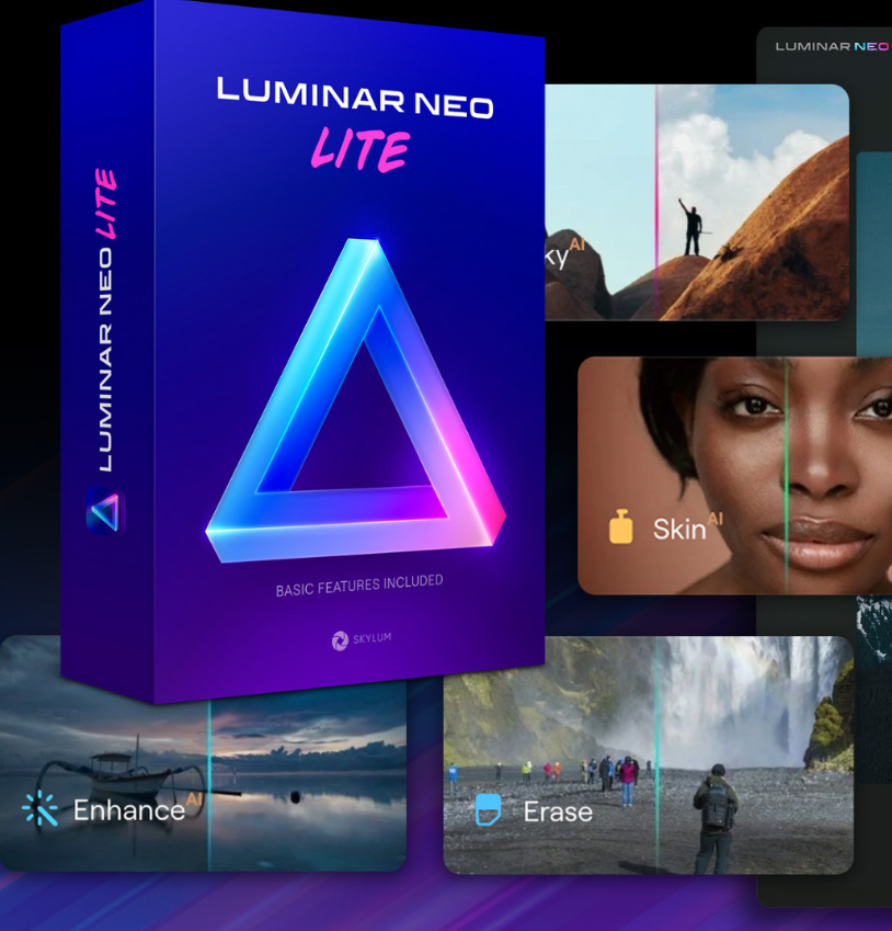 Luminar Neo AI Photo Editing Software