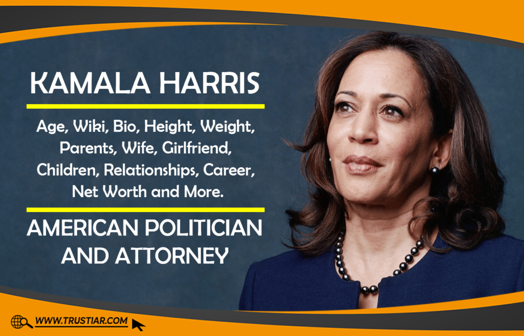 Kamala Harris: Age, Wiki, Bio, Height, Weight, Parents, Husband, Children, Relationships, Education, Career, Net Worth and More. Kamala Harris Biography